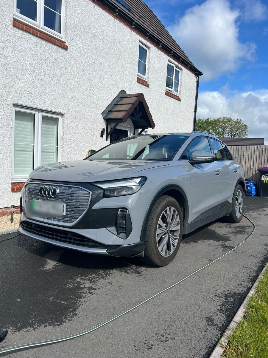 Audi Q4 e-tron after a detail by OPAL Detailing, Shrewsbury