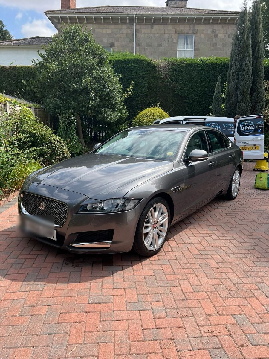 Jaguar XF after a detail by OPAL Detailing, Shrewsbury